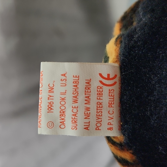 🕸Vintage Ty Beanie Baby Original Spinner The Spider 1996 PVC PELLETS - Picture 6 of 11